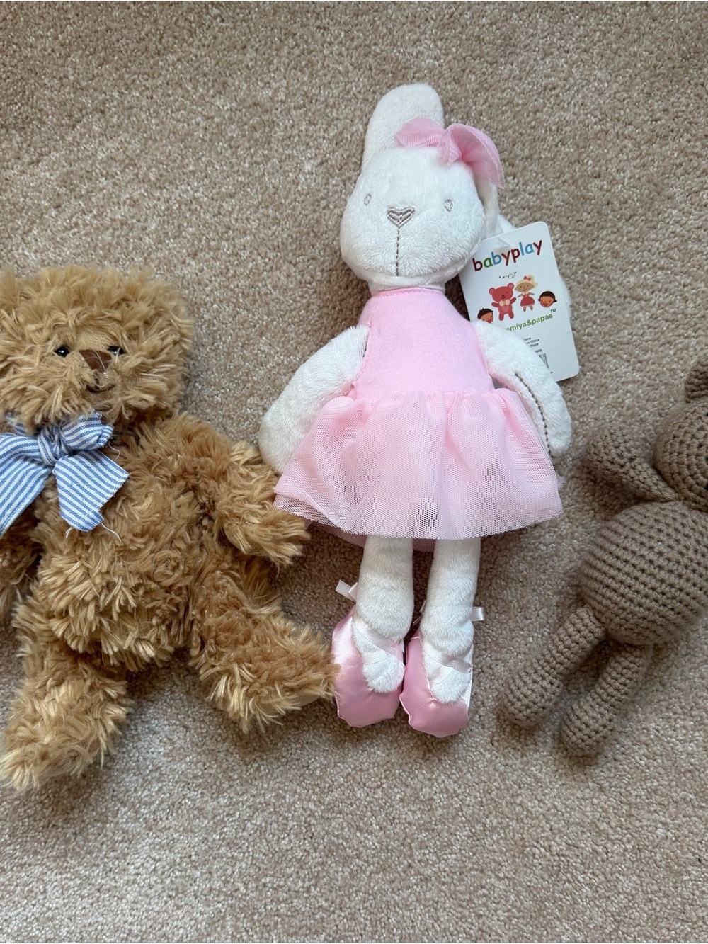 Stuffed animal bundle Teddy Bear & Bunny Ballerina